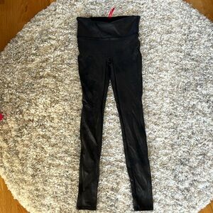 Spanx faux leather leggings size small